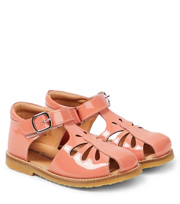 Butterfly patent leather sandals | Petit Nord