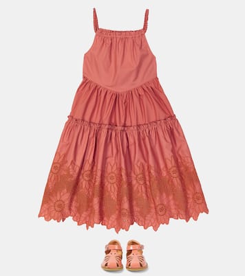 Butterfly patent leather sandals | Petit Nord