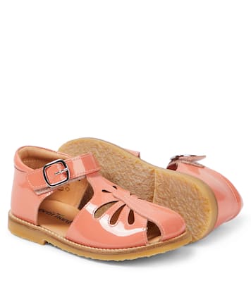 Butterfly patent leather sandals | Petit Nord