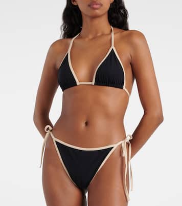 Top de bikini con cuello halter | Toteme