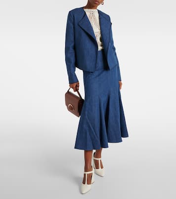 Jacke Wyn aus Baumwolle und Leinen | Gabriela Hearst