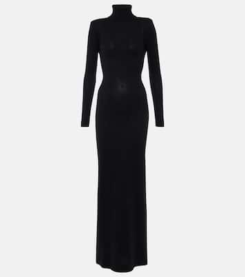 Robe longue à col roulé en cachemire | Tom Ford