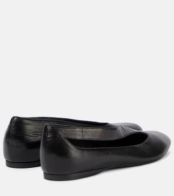 Diana cutout leather ballet flats | Khaite