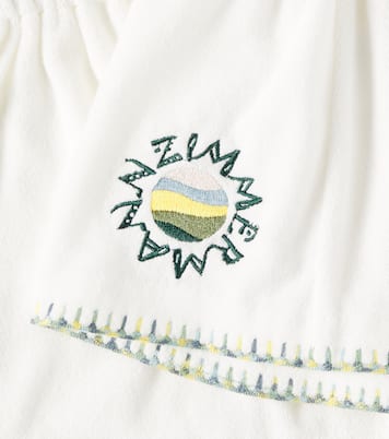 Tallow cotton-blend terry shorts | Zimmermann Kids