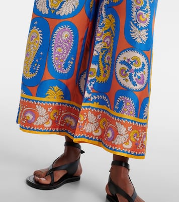 Pantalon ample Luis en soie | Alémais