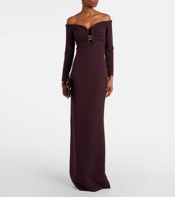 Embellished cady gown | Roland Mouret