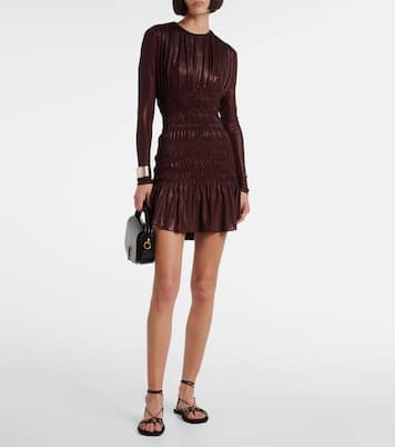 Babylone Cassandre leather sandals | Saint Laurent