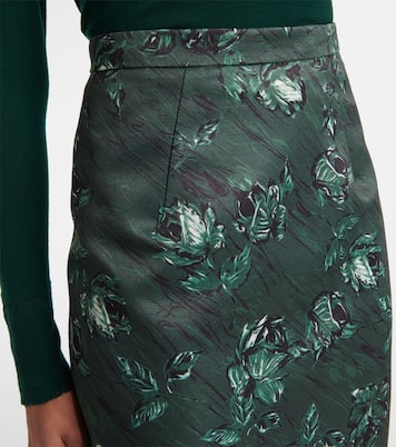 Bleistiftrock Lorelei aus Faille | Emilia Wickstead