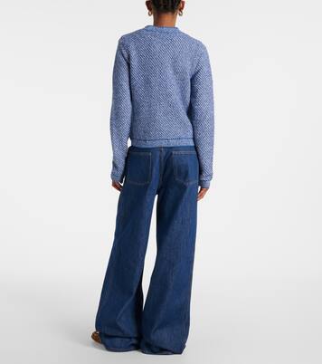 Cardigan Double G aus einem Baumwollgemisch | Gucci