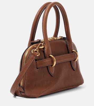 Aventure Mini leather tote bag | Miu Miu