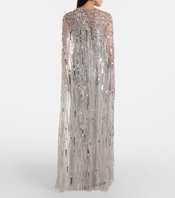 Abito lungo Ruby con paillettes | Jenny Packham