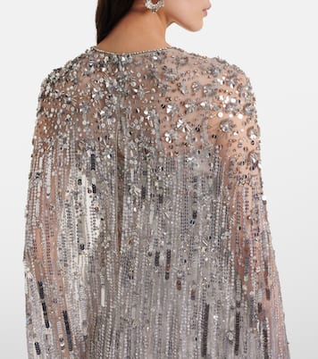 Abito lungo Ruby con paillettes | Jenny Packham