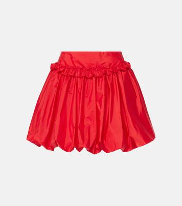 Gathered taffeta miniskirt | Simone Rocha