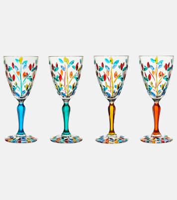 Set of 4 crystal wine glasses | Les-Ottomans