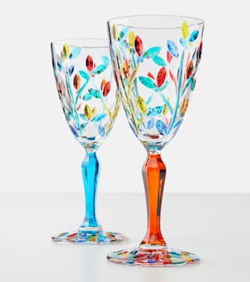 Set of 4 crystal wine glasses | Les-Ottomans