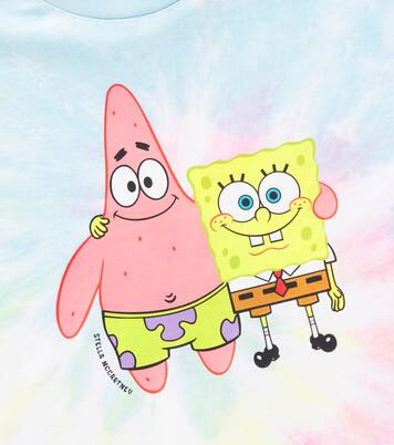 Printed tie-dye cotton jersey T-shirt | Stella McCartney Kids