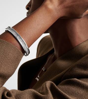 Bracelet B.zero1 en or blanc 18 ct et diamants | Bvlgari