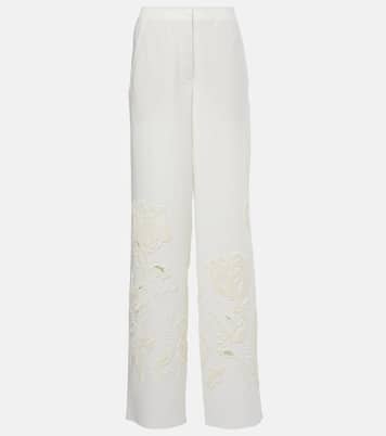 Pantalon ample Beauty brodé en lin | Dorothee Schumacher