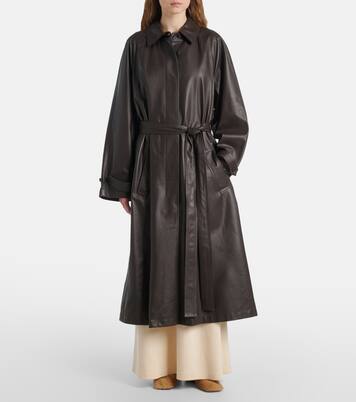 Mantel Ryota aus Leder | The Row