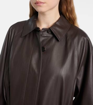 Mantel Ryota aus Leder | The Row