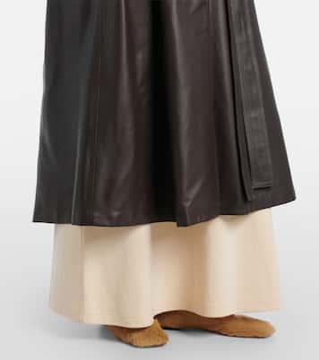 Mantel Ryota aus Leder | The Row