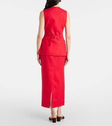 Matilda linen vest | Posse