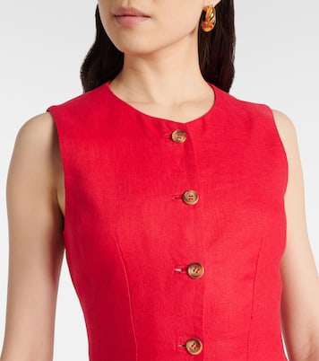 Matilda linen vest | Posse