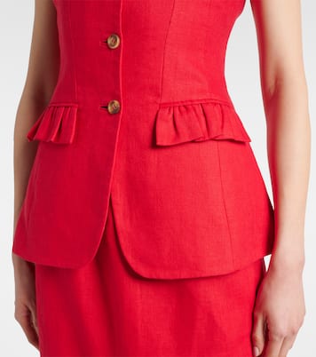 Matilda linen vest | Posse