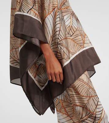 Printed silk shirt | Brunello Cucinelli