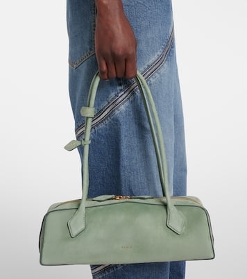 Sac Le Teckel Medium en daim | Alaïa