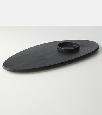 Dune wooden platter and bowl by Kelly Wearstler | Serax