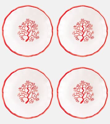 Coral set of 4 ceramic bowls | Les-Ottomans