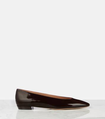 Amelia patent leather ballet flats | Gianvito Rossi