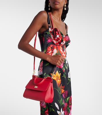 Sicily Small leather tote bag | Dolce&Gabbana