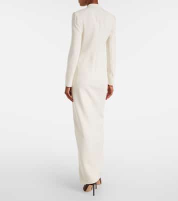 Vestido de fiesta Kristian de cady de seda | Ralph Lauren Collection