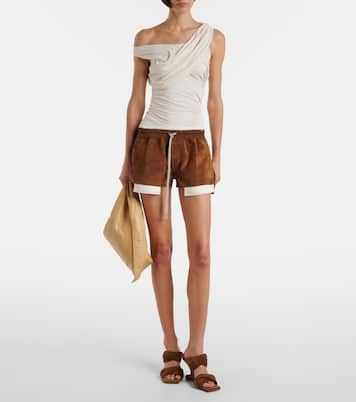 Shorts aus Veloursleder | Rick Owens