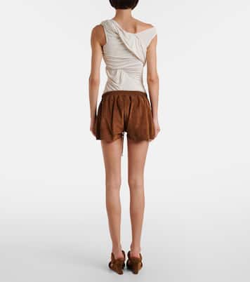 Shorts aus Veloursleder | Rick Owens