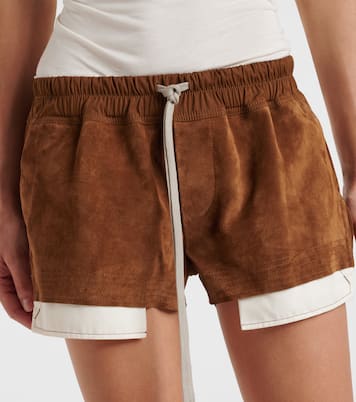 Shorts aus Veloursleder | Rick Owens