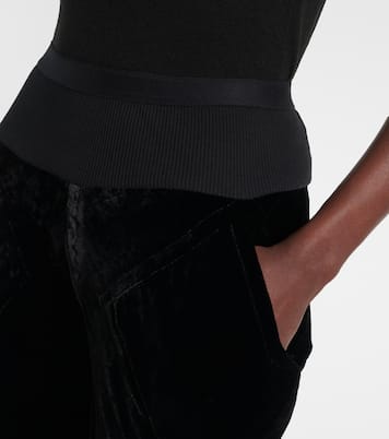 Weite Hose Bias aus Cady-Crêpe | Rick Owens