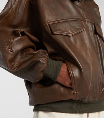 Oversize-Lederjacke Dorry | Isabel Marant