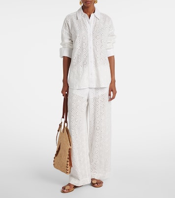 Pantalon ample Bonfire en coton | Staud