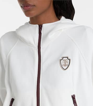 Sudadera de piqué en mezcla de algodón | Brunello Cucinelli