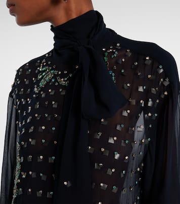 Robe midi à ornements | Dries Van Noten