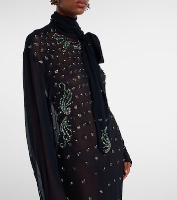 Robe midi à ornements | Dries Van Noten