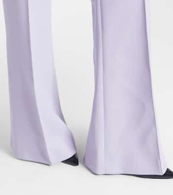 High-rise virgin wool wide-leg pants | Chloé