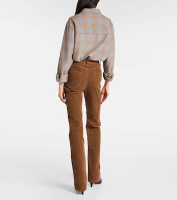 Joan high-rise cotton-blend corduroy flared pants | Nili Lotan