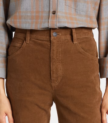 Joan high-rise cotton-blend corduroy flared pants | Nili Lotan