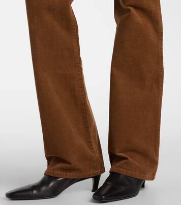 Joan high-rise cotton-blend corduroy flared pants | Nili Lotan