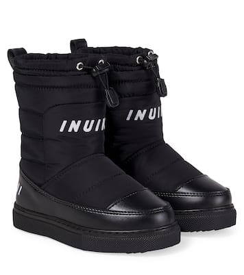 Schneestiefel Mountain High mit Leder | Inuikii Kids
