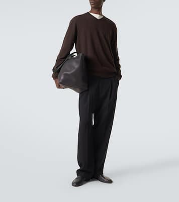 Park XL leather tote bag | The Row